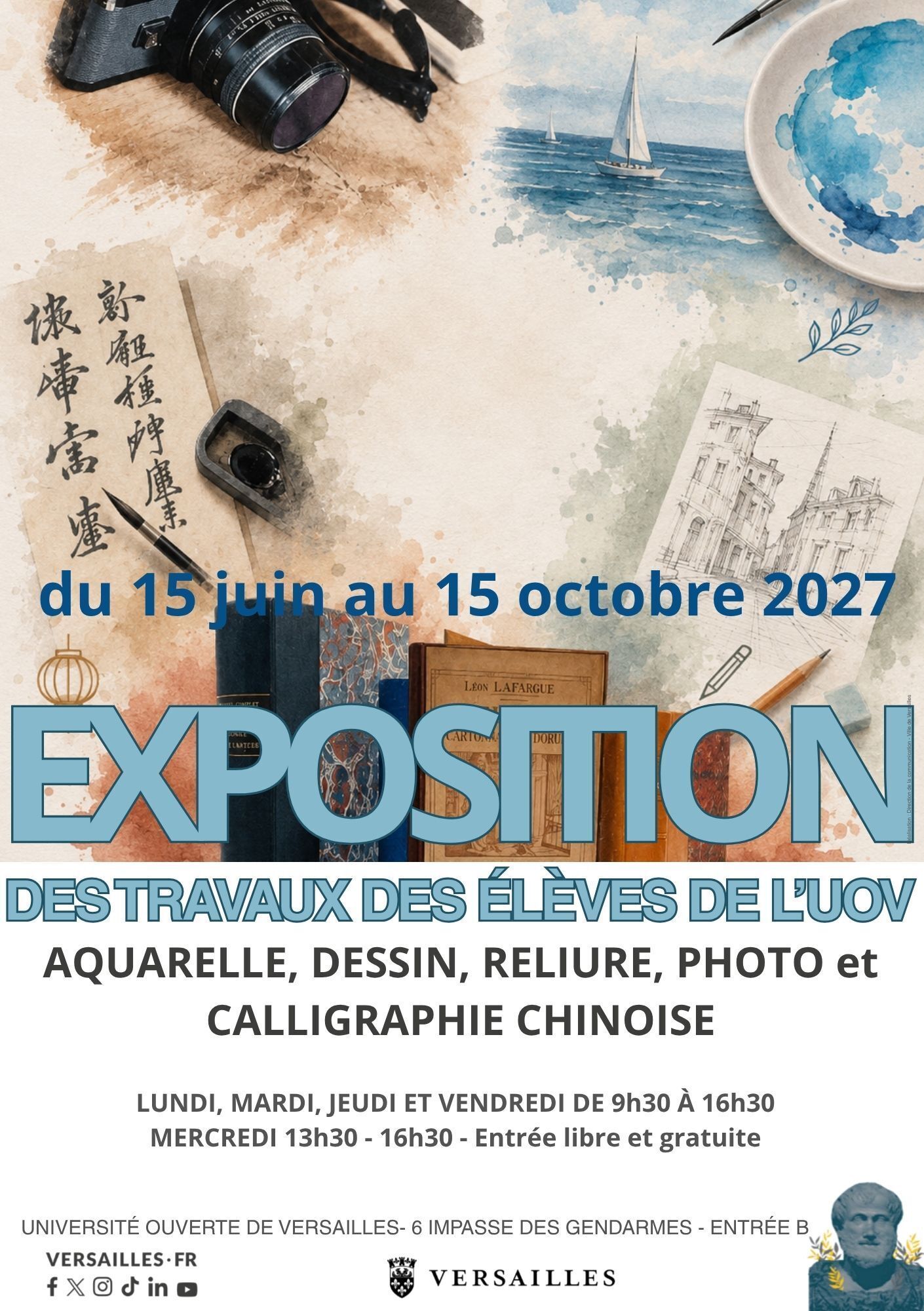Exposition des ateliers artistiques de l'UOV