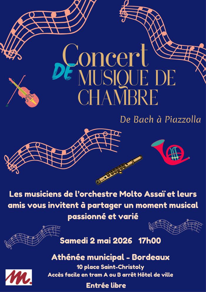Orchestre Molto Assaï - de Bach à Piazzolla - musique de chambre