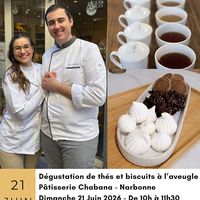 Dégustation de thés et biscuits à l'aveugle