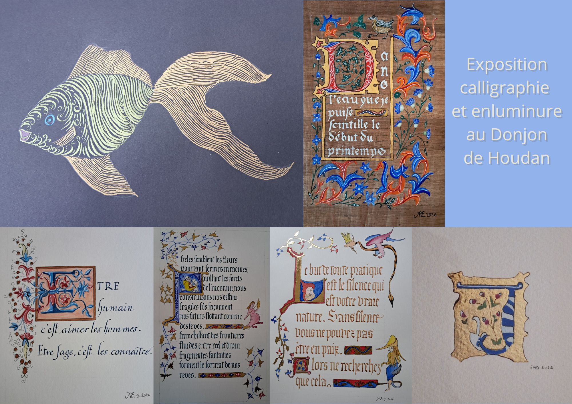 Exposition Calligraphie et enluminure
