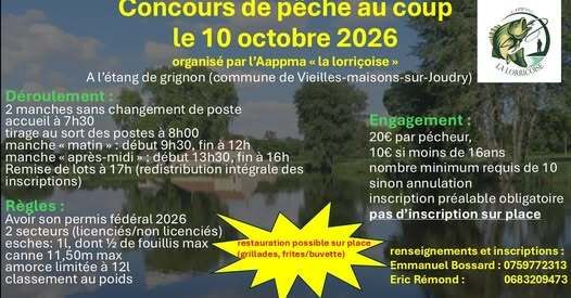 Concours de pêche au coup
