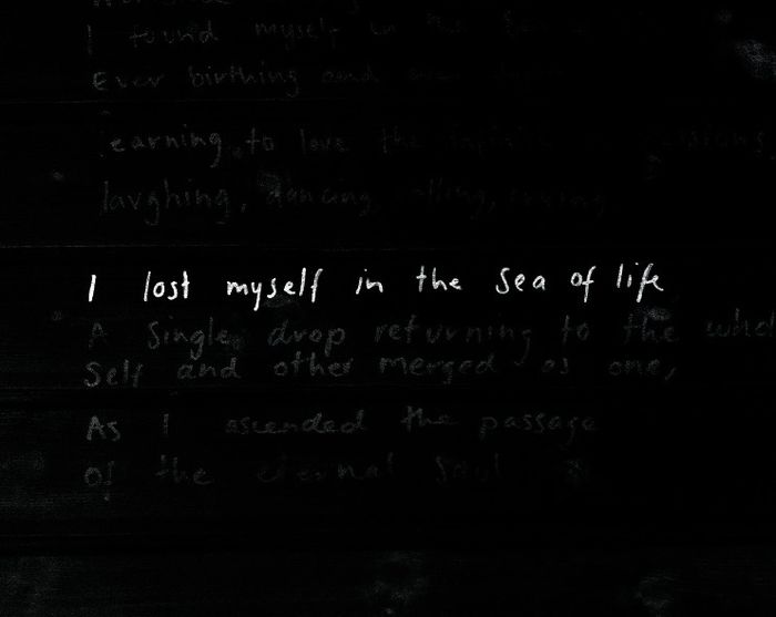 EXPOSITION - RENCONTRE & PERFORMANCE I LOST MYSELF IN THE SEA OF LIFE