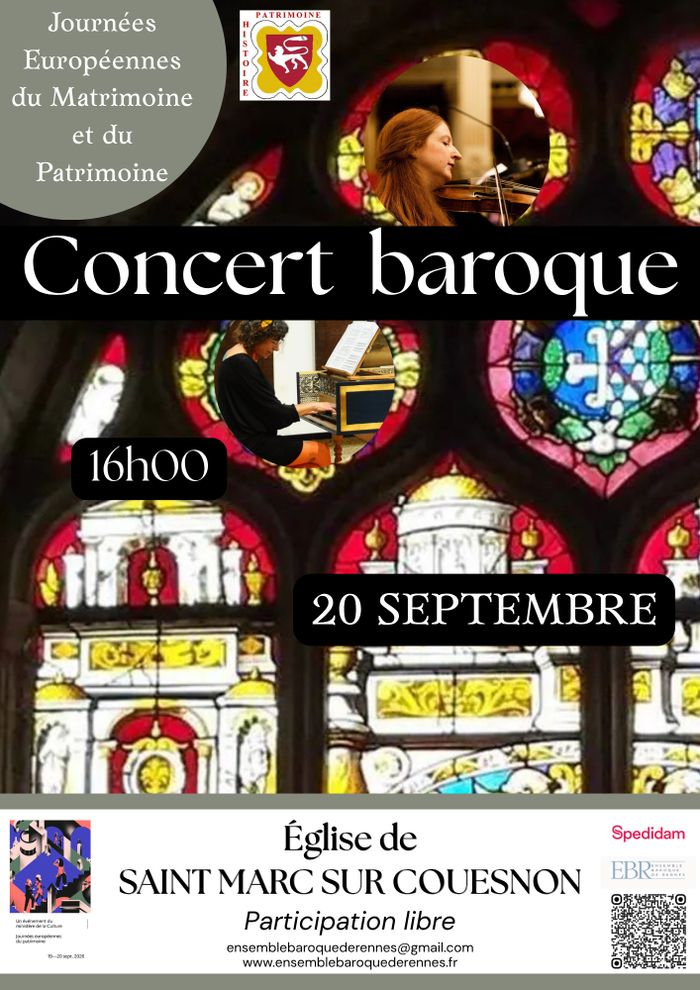 Affiche — Concert de Musique Baroque à l'église Saint Médard