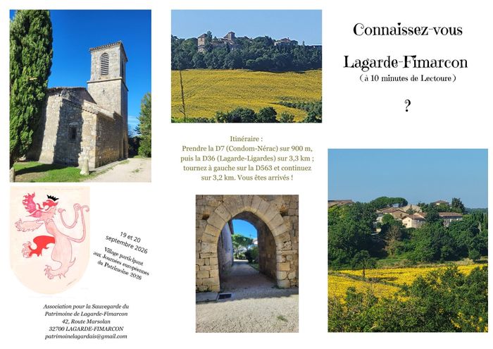 [Visite libre] Lagarde-Fimarcon : un refuge de pierre et de verdure au cœur de la Toscane française