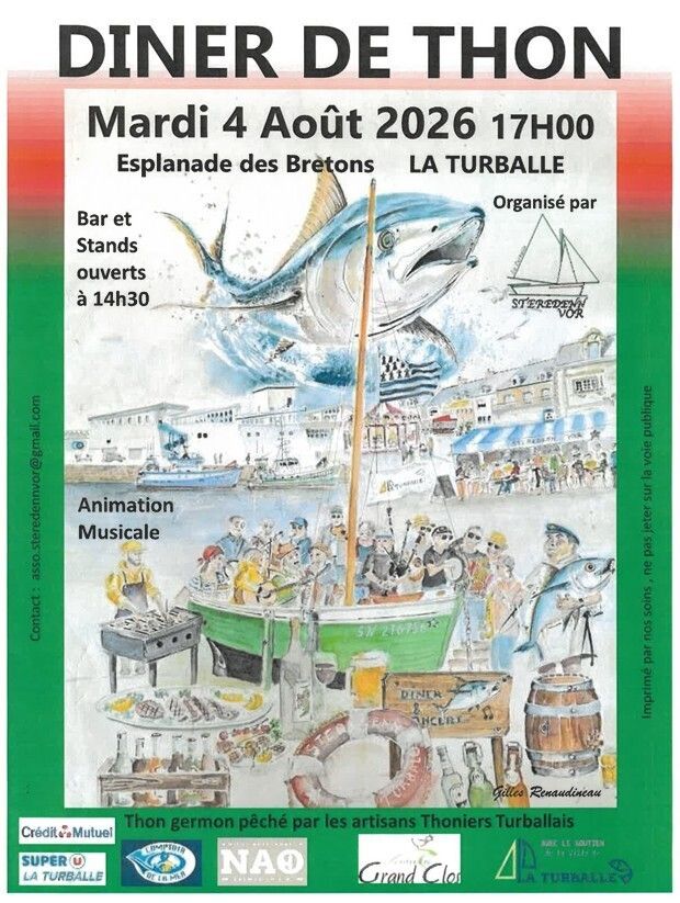 Affiche — Dîner de Thon : 4e édition