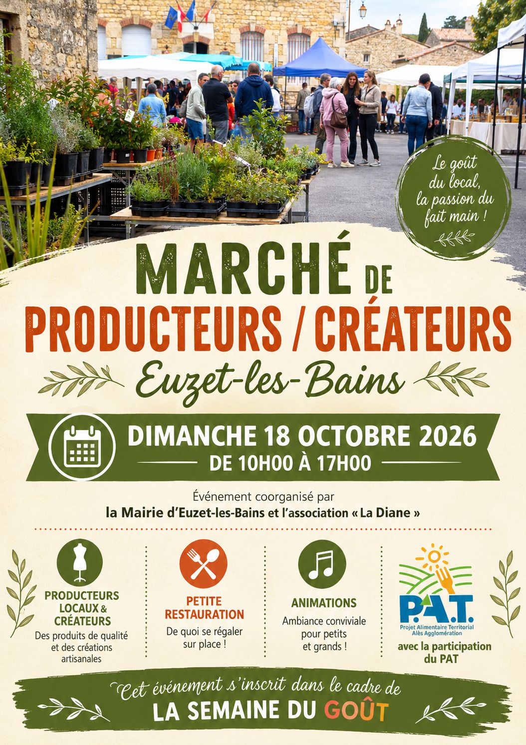 Marché de producteurs & créateurs