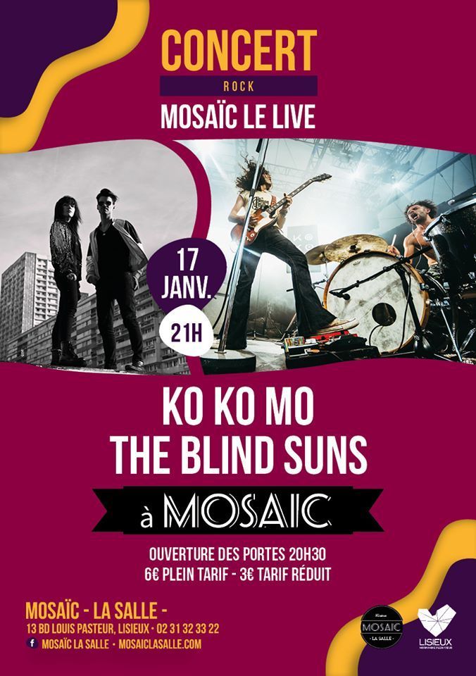 Concert Ko Ko Mo + The Blind Suns