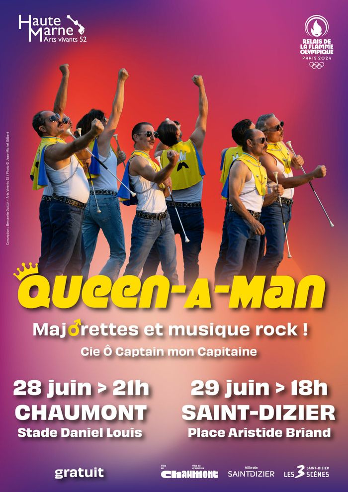 Spectacle « Queen a Man » : majorettes et musique rock !