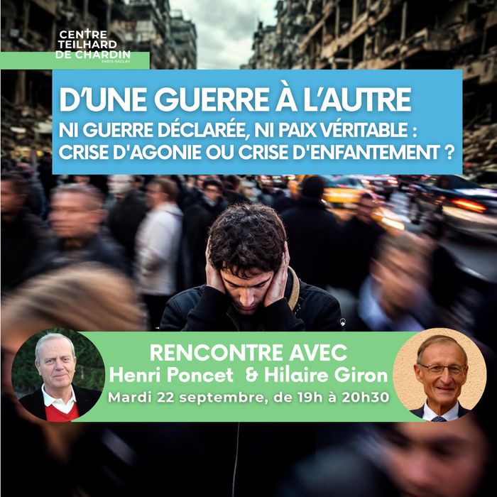 D’une guerre à l’autre
Ni guerre déclarée, ni paix véritable : crise d'agonie ou crise d'enfantement ?