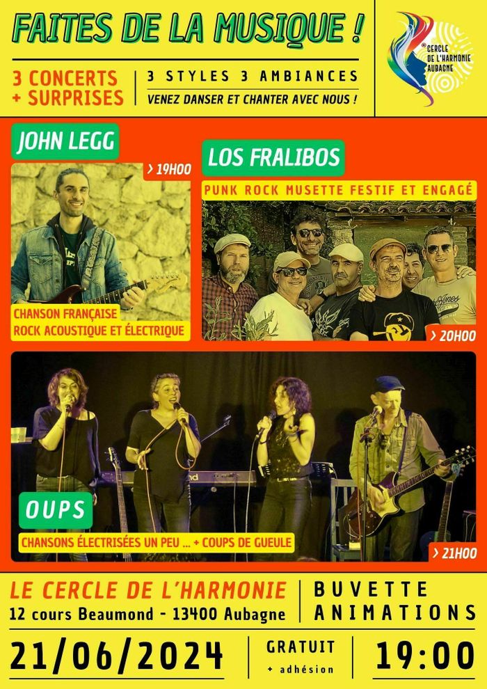 3 Concerts + Surprises | 3 Styles 3 Ambiances