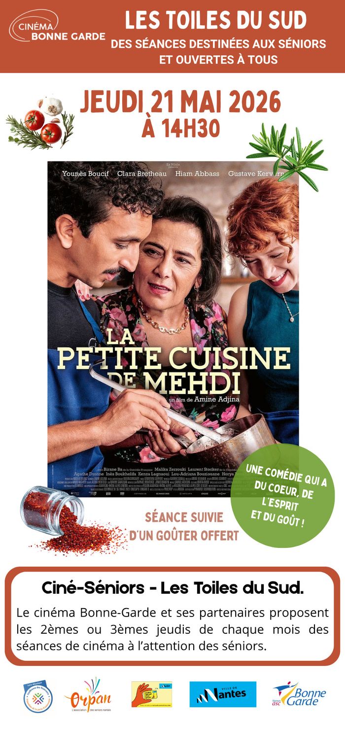 Ciné-seniors - Les Toiles du Sud - "La petite cuisine de Mehdi"