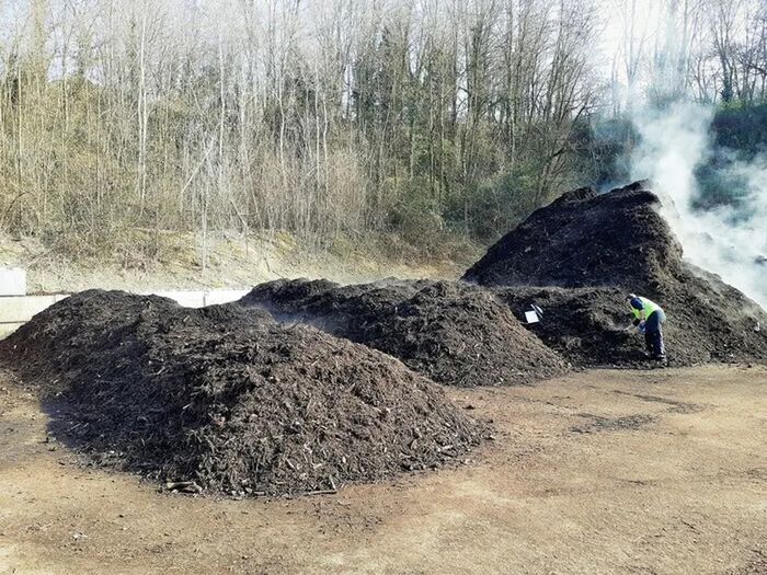 Visite de la plateforme de compostage des biodéchets alimentaires de Chambéry