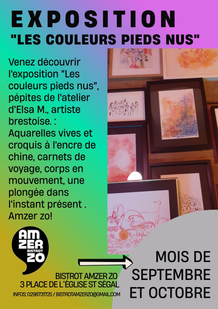 Exposition "Les couleurs pieds nus"