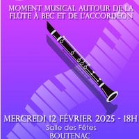Moment musical autour de la flûte à bec et de l’accordéon