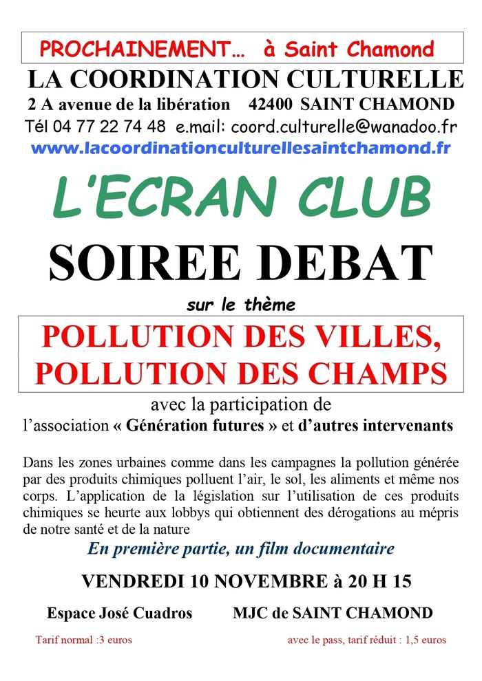 Pollution des villes, pollution des champs