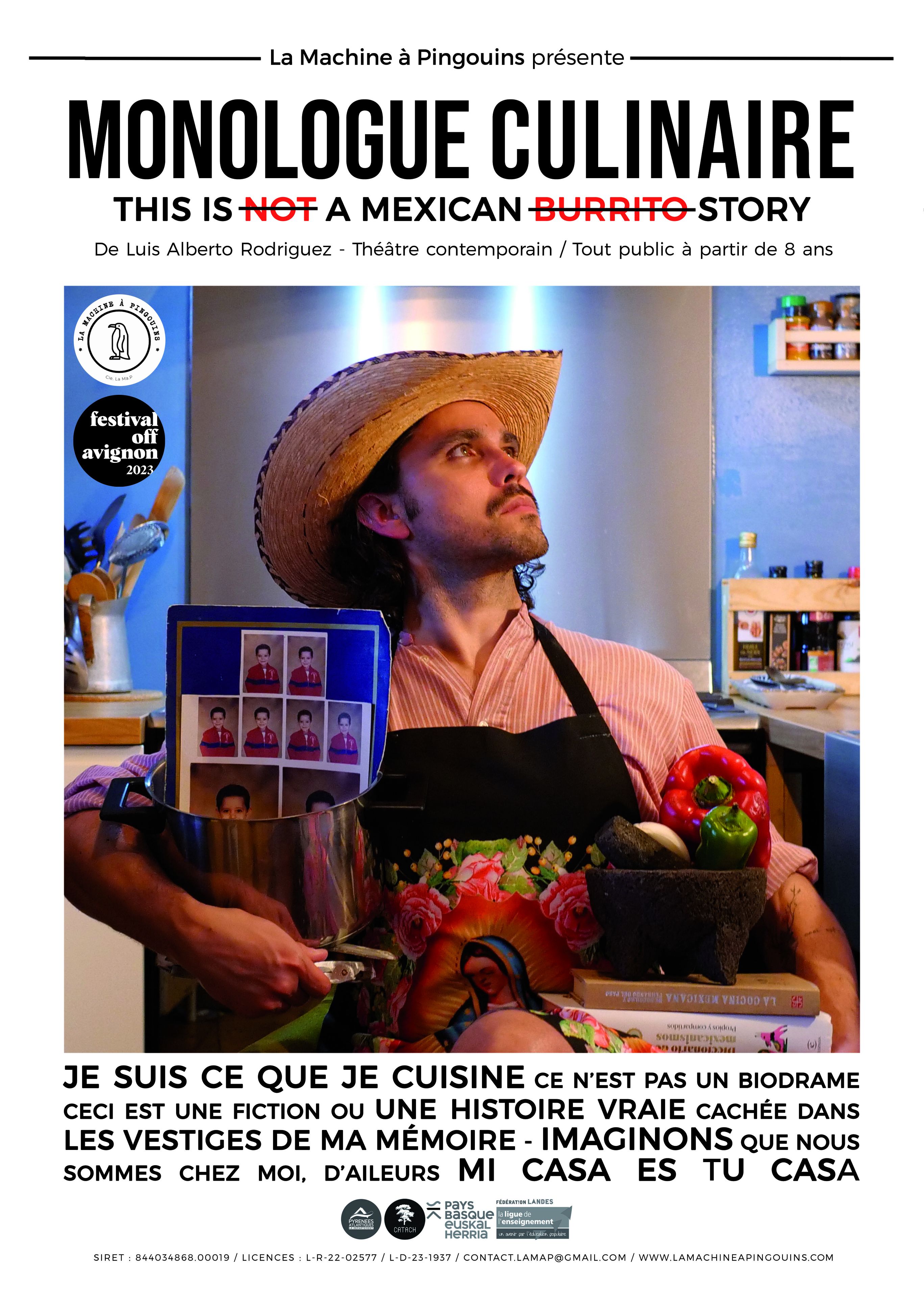 Spectacle « Monologue Culinaire »