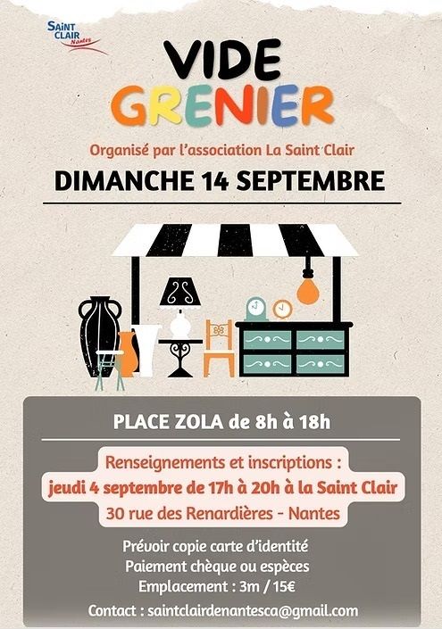 Vide-grenier place Zola