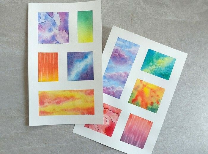Aquarelle abstraite - par Ô Ptits Coins