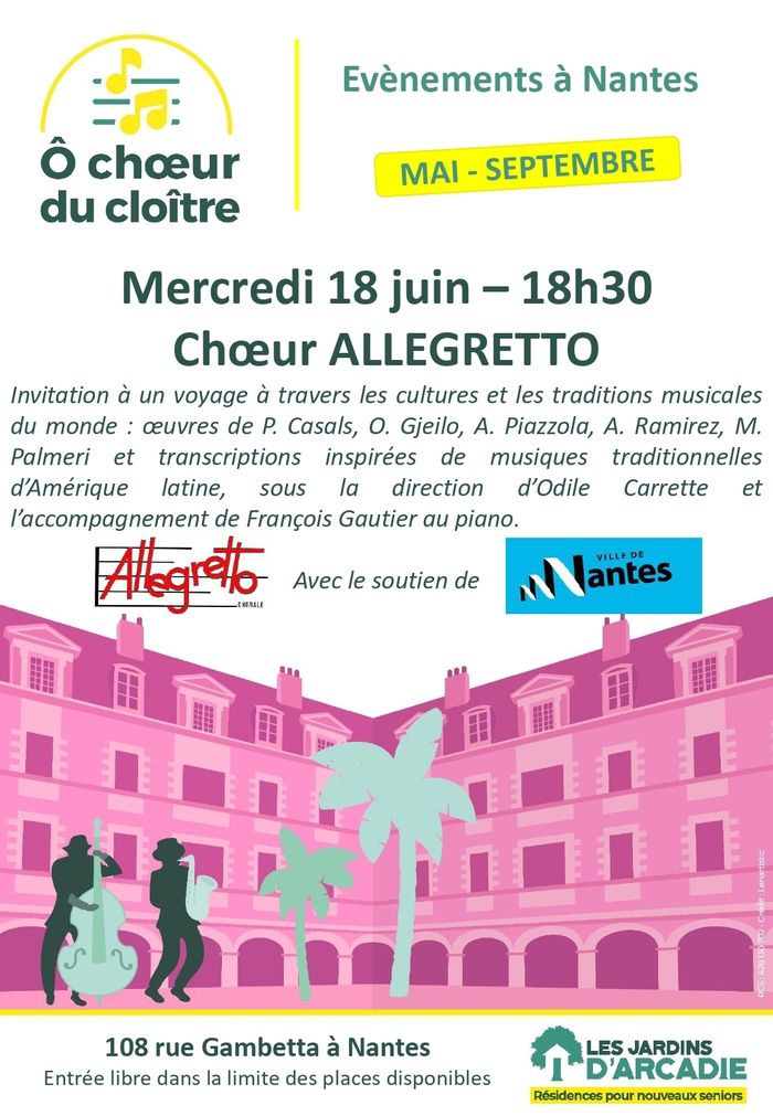 Festival « Ô chœur du cloître », Chœur Allegretto