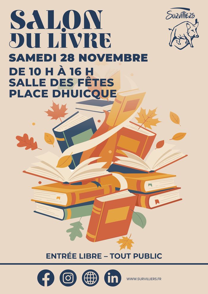 Le Salon du Livre de Survilliers ouvre ses inscriptions !