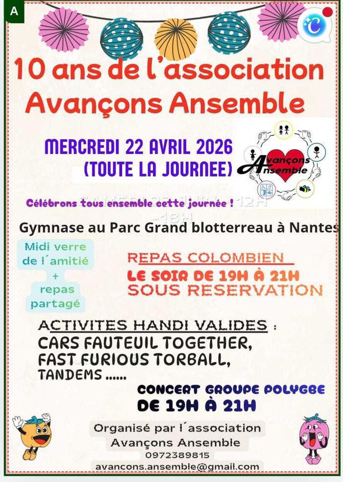 10 ans de l'association Avançons Ansemble
