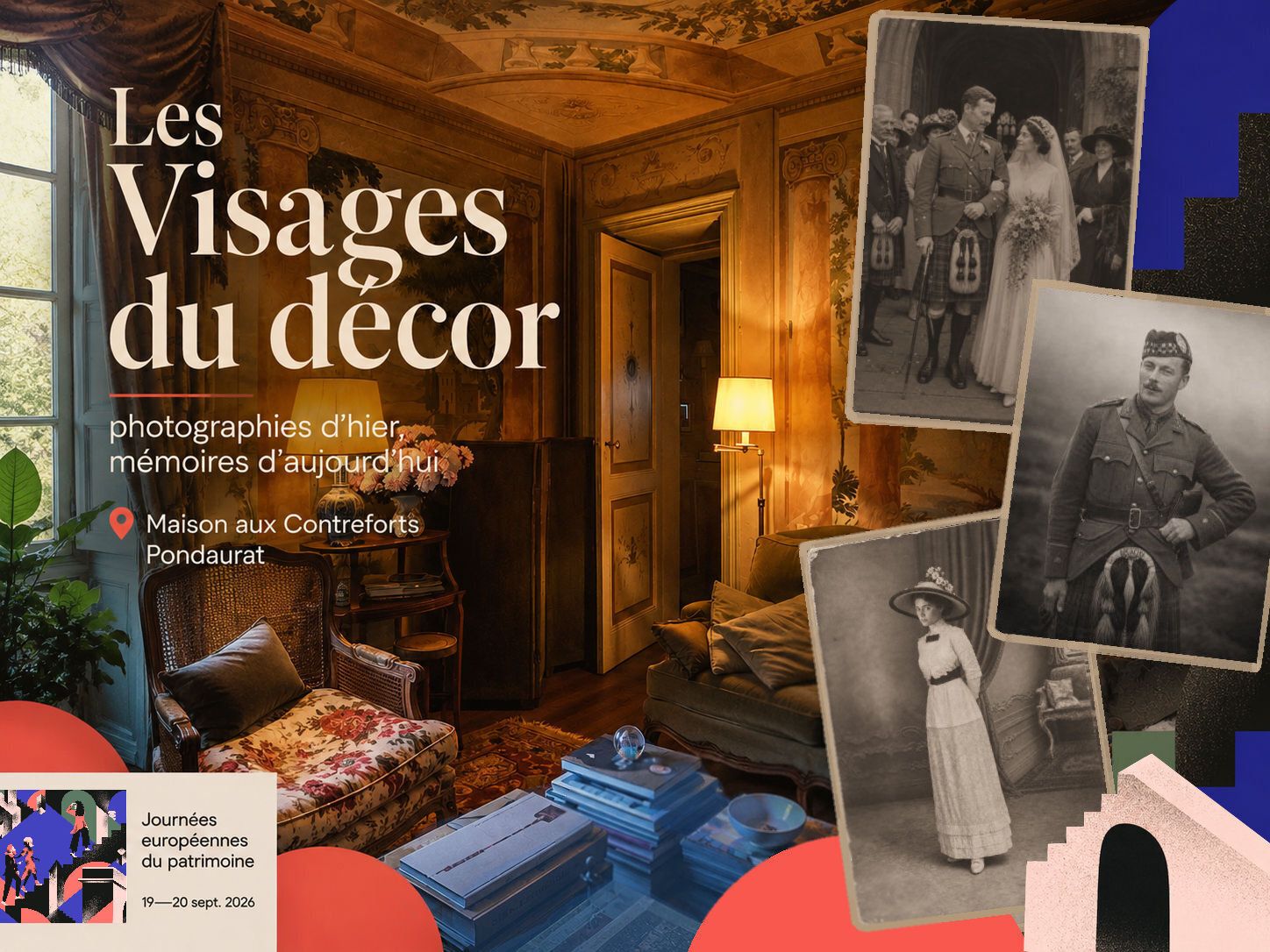 Visite guidée de la Maison aux Contreforts (ISMH) - Les Visages du décor