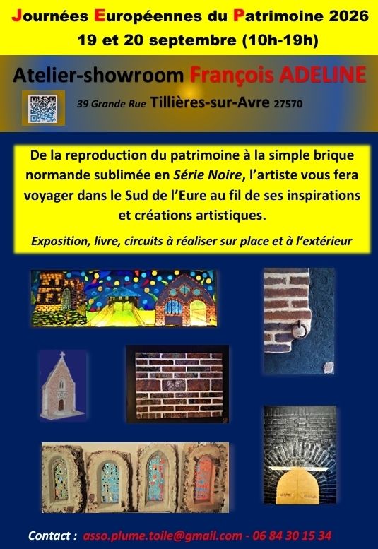Exposition : François Adeline ranime le patrimoine du Sud de l’Eure