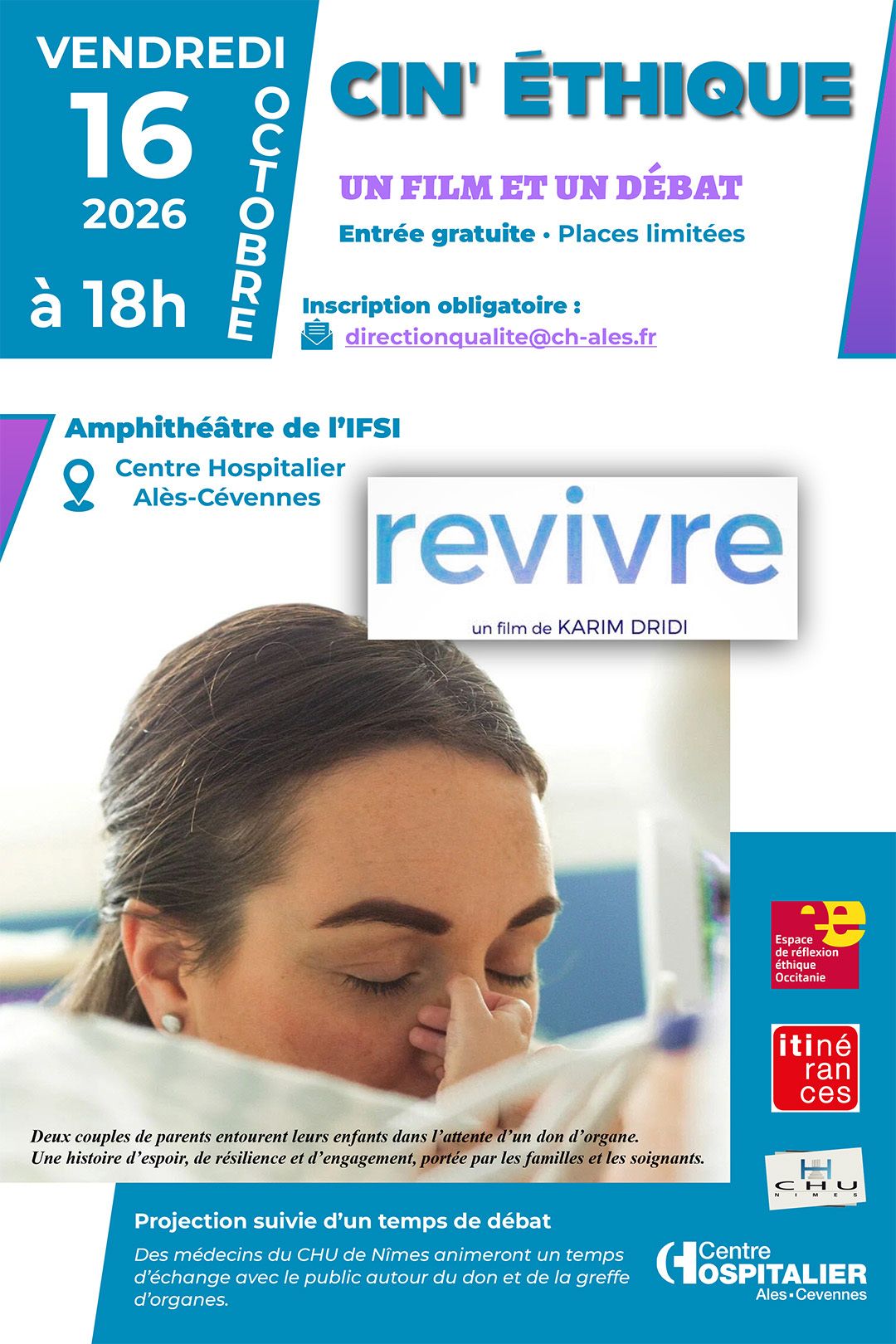 Projection du film Revivre