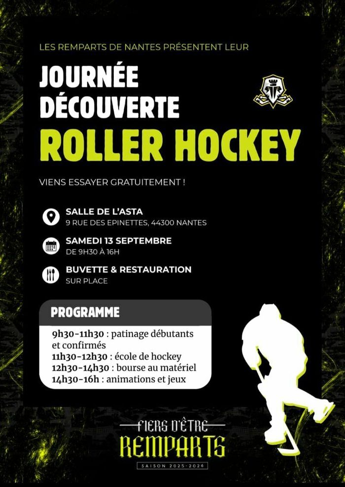 Journée découverte roller hockey