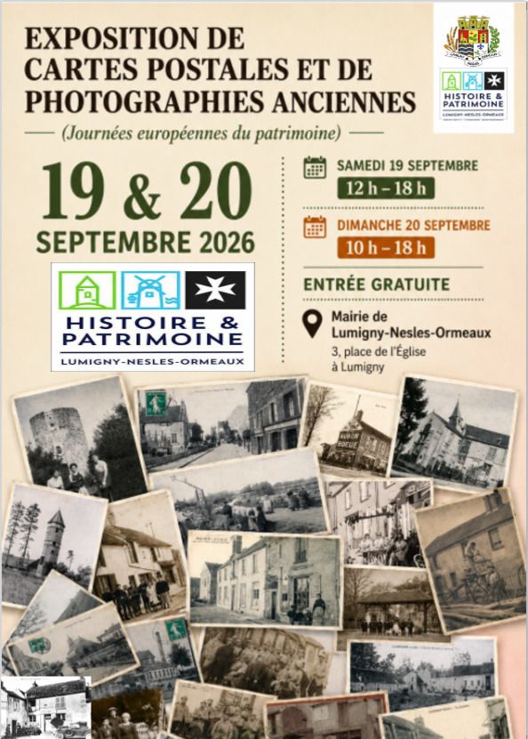 Exposition de cartes postales et de photographies anciennes