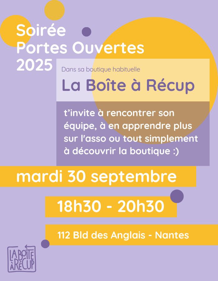 Les Portes ouvertes de La Boîte à Récup