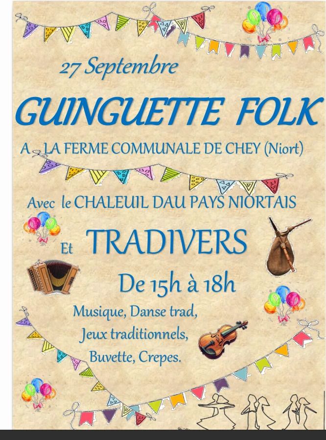 Affiche — Guinguette folk