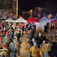 Marché de Noël nocturne