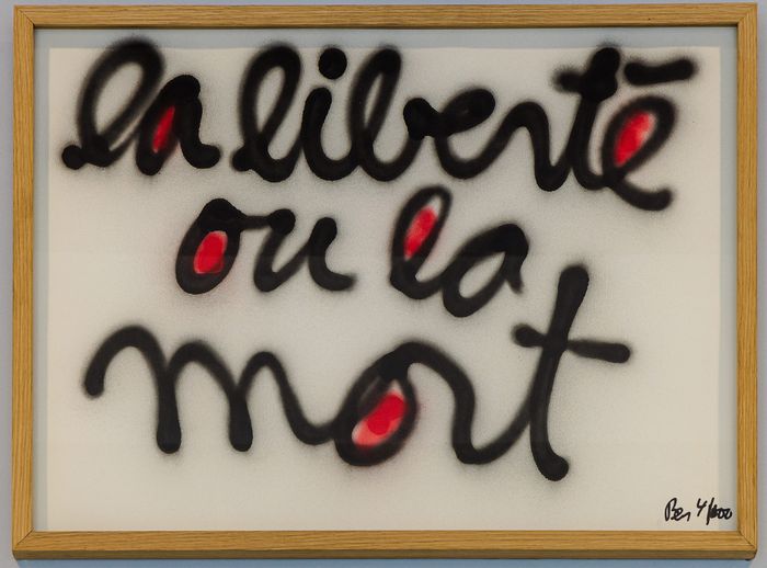 Visite musicale, commentée  de 22 œuvres d'artistes contemporains renommés au laboratoire ISMO, et d'un Berrada, une souche préhistorique et un Ubac