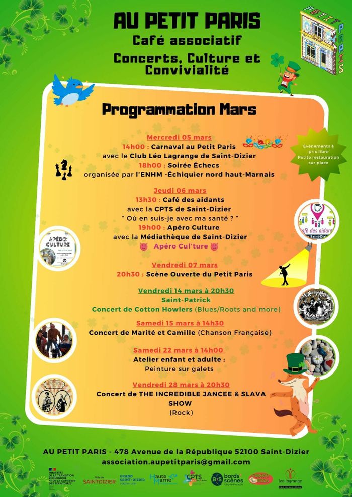 Programmation Mars au Petit Paris