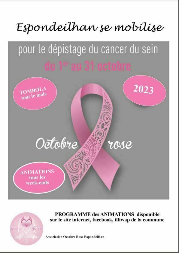 Vente de fleurs - Octobre Rose