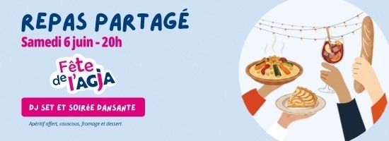 Repas à partagé - Fête de l'AGJA