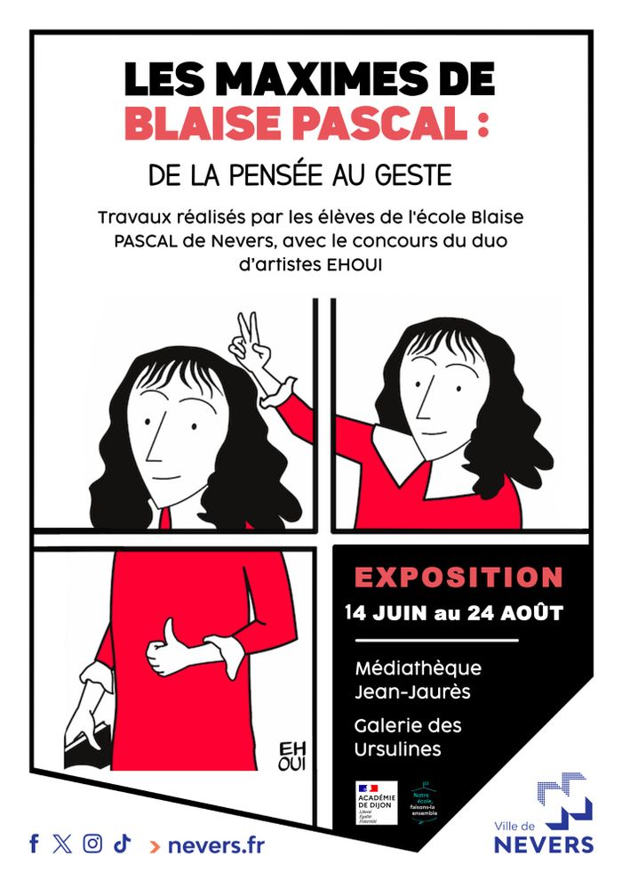 Exposition - Les maximes de Blaise Pascal : de la pensée au geste