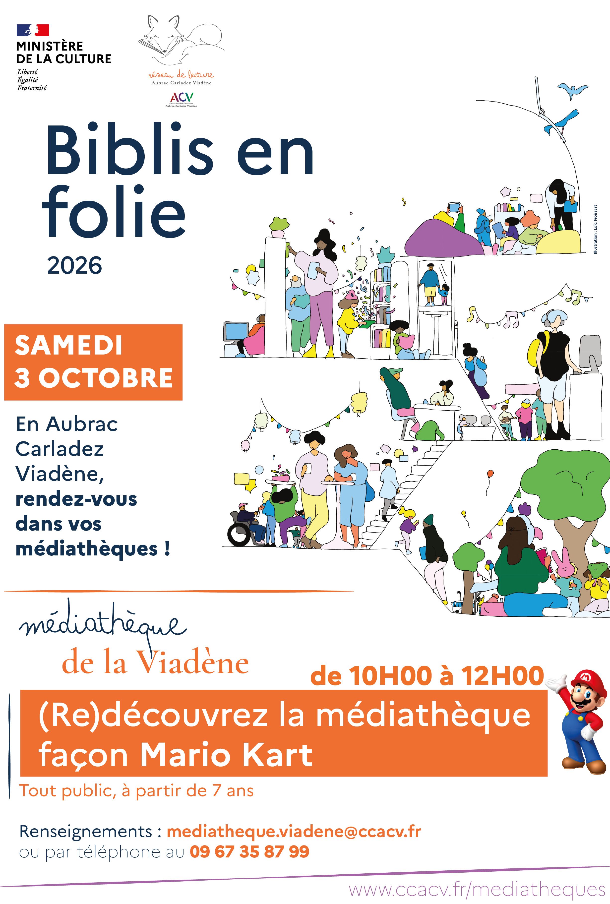 (re)Découvrez la médiathèque façon Mario Kart