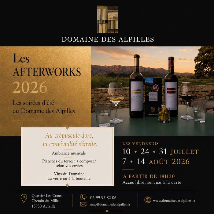 | Les Afterworks d’été au Domaine des Alpilles |