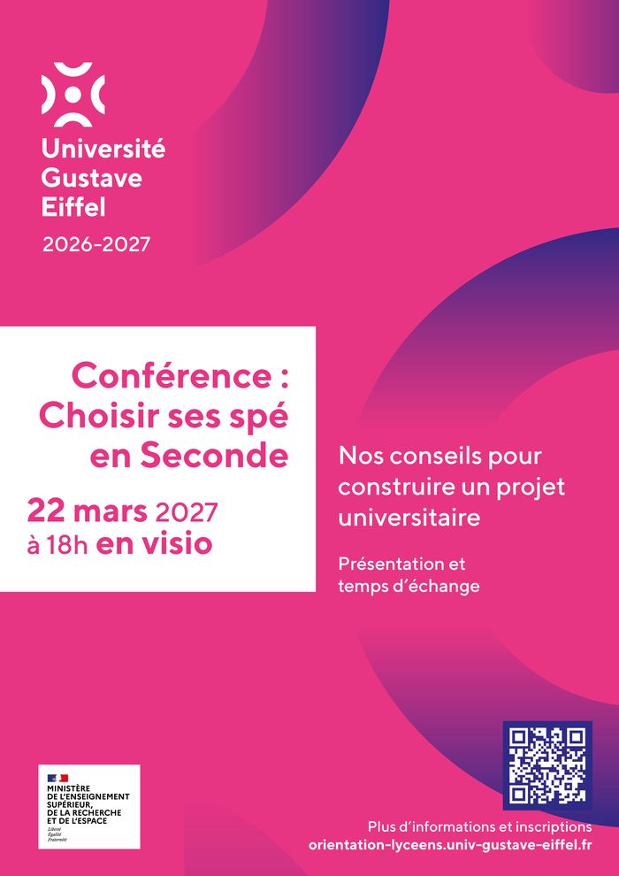 WEBINAIRE : à destination des lycéens de 2de
