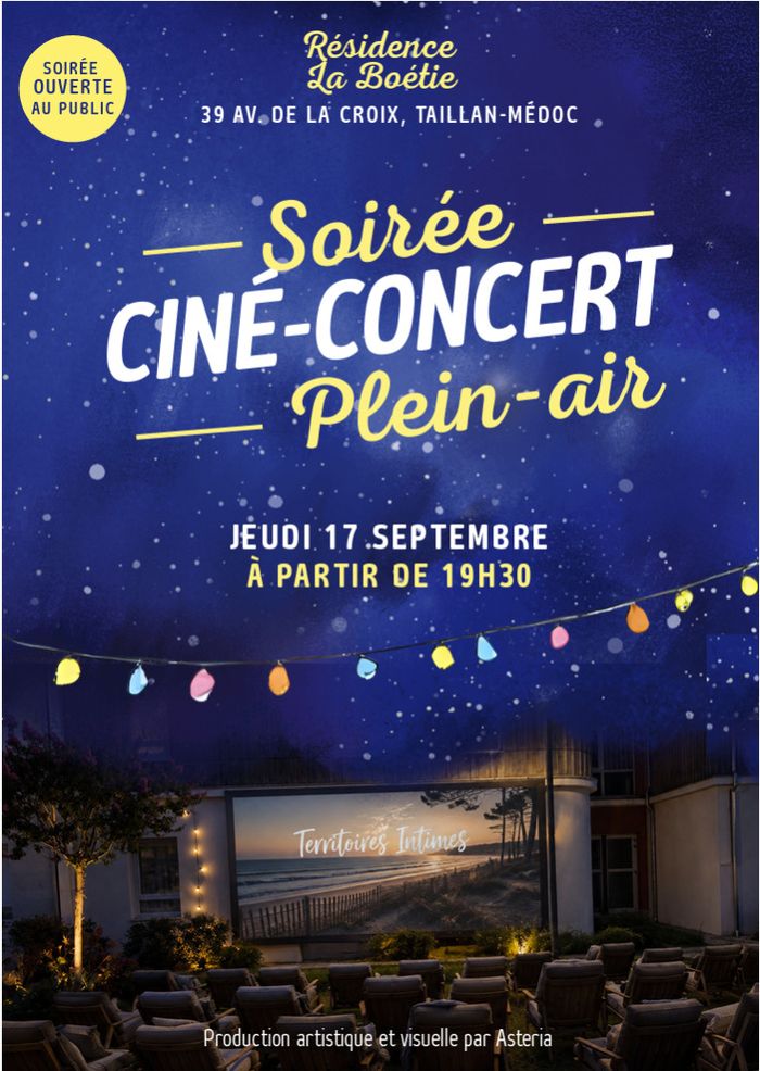 Cinéma plein air à la résidence de La Boétie