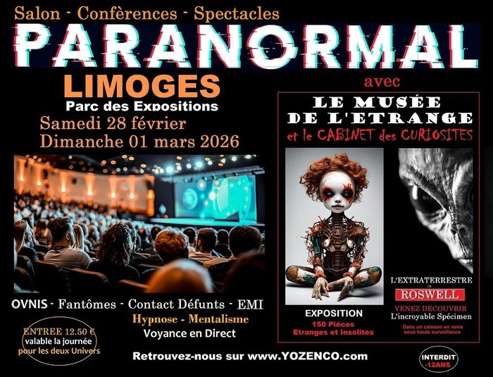 Salon du Paranormal à Limoges - 1ère édition dans cette ville