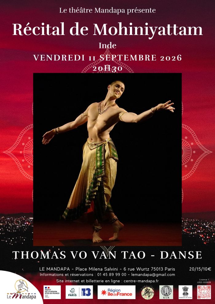 Affiche — Récital de Mohiniyattam - Danse indienne