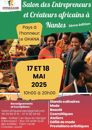 Salon des entrepreneurs et créateurs africains à Nantes