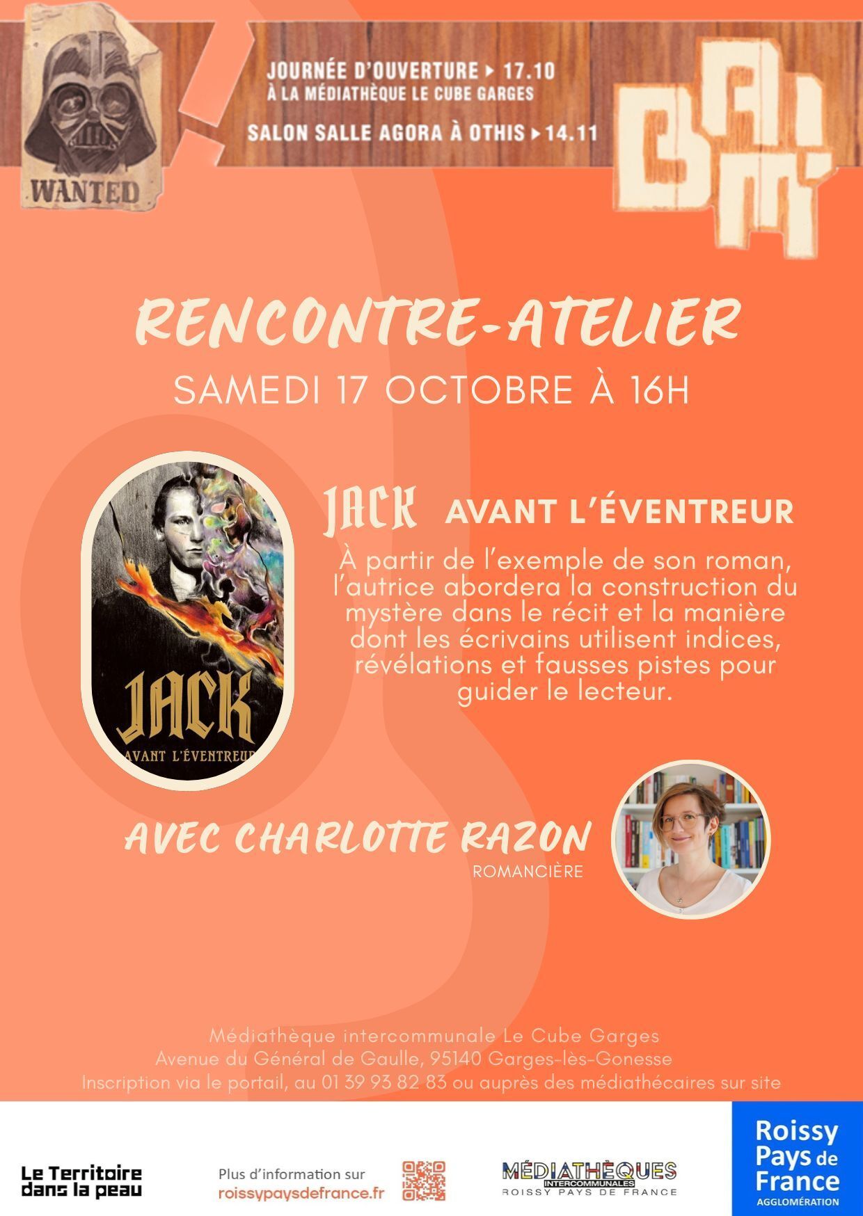 Charlotte Razon - romancière - Jack avant l'éventreur