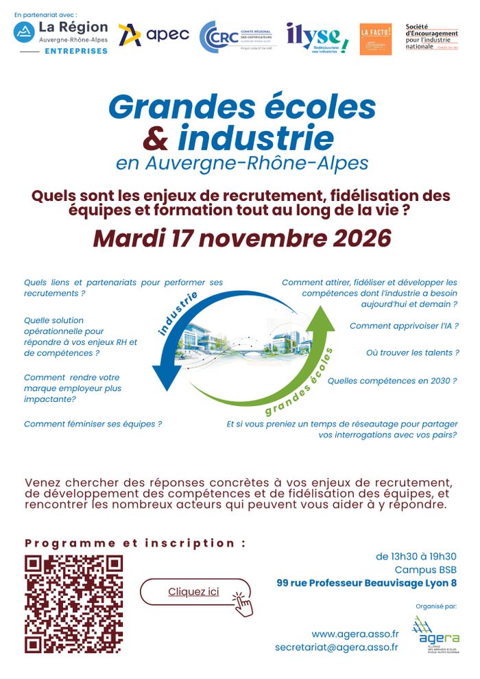 Grandes écoles & industrie en Auvergne-Rhône-Alpes