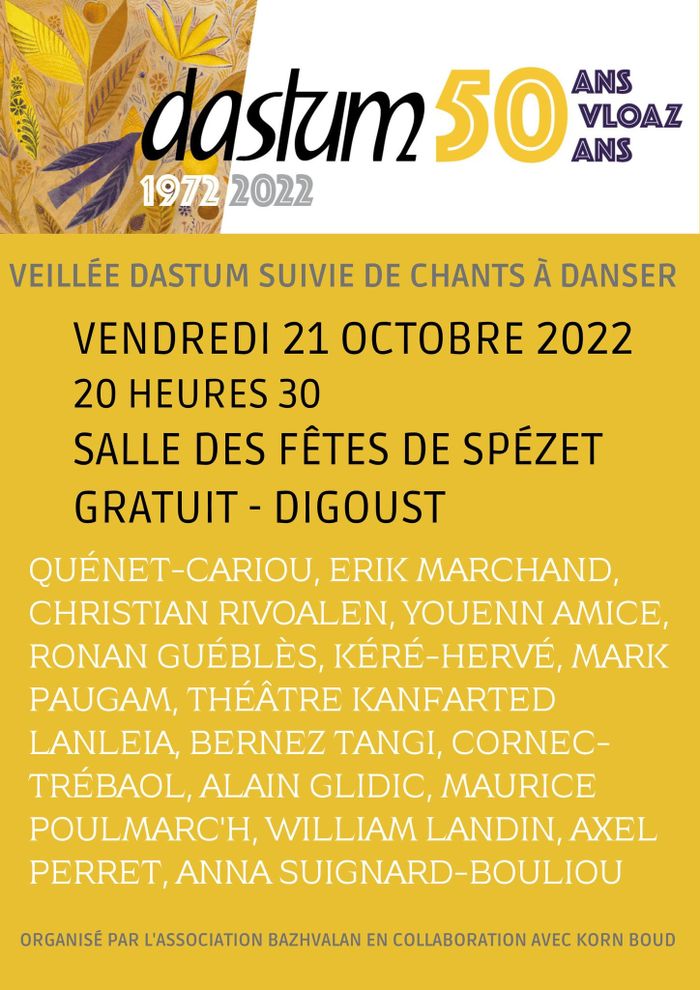 Veillée 50 ans de Dastum