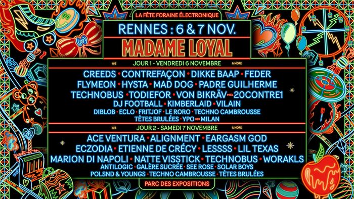 MADAME LOYAL RENNES : 6 & 7 NOVEMBRE