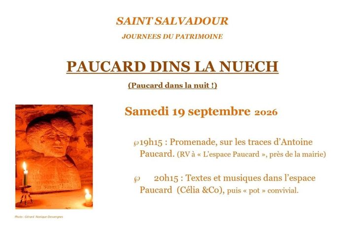 Affiche — Paucard dins la nuech - Paucard dans la nuit